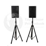 2 Speakers op statief