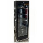 Glasdeurkoelkast 2,05 meter ZWART