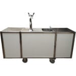 Mobiele Bar Uitvouwbaar 2 meter zonder bierafname