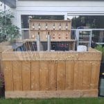 Complete steigerhouten set incl. bar en koeling